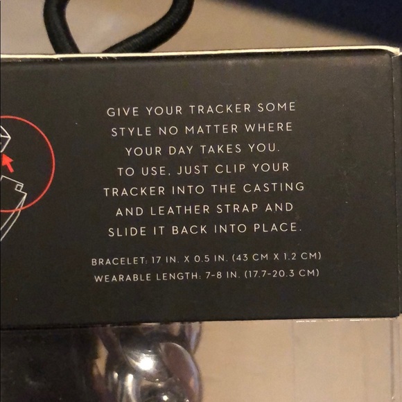 Simply Vera Wang Double Wrap Leather Metal Fitbit - Picture 8 of 8